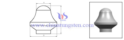 ซีเมนต์คาร์ไบด์-พาราโบลาปุ่ม