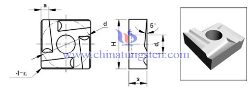 ซีเมนต์คาร์ไบด์เปลี่ยนแทรก-4F-