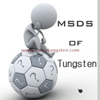 MSDS of Tungsten