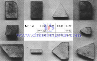 cemented carbide inserts model