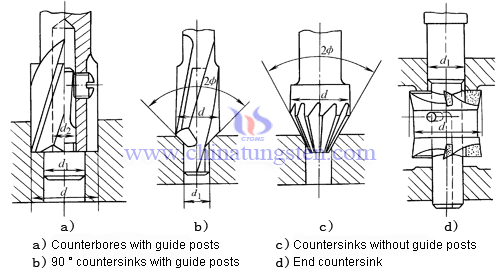 countersinks ซีเมนต์คาร์ไบด์