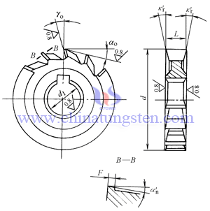 cemented carbide milling cutter