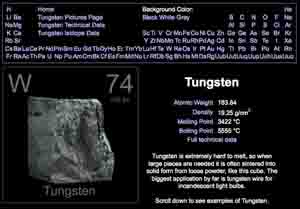 tungsten element