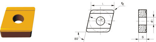 Insertos Indexáveis Tipo C CNMM-H