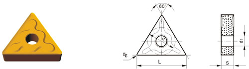 Insertos Indexáveis Tipo T TNMG-ZM54