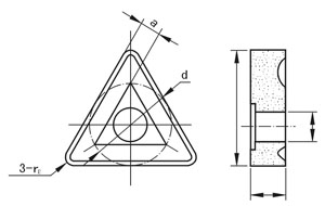 Mecanicamente Presas Inserts Tipo 3V