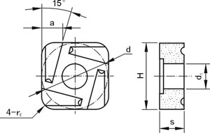 Mecanicamente Presas Inserts Tipo 4Y