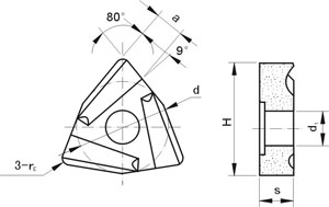 Mecanicamente Presas Inserts Tipo T3Y