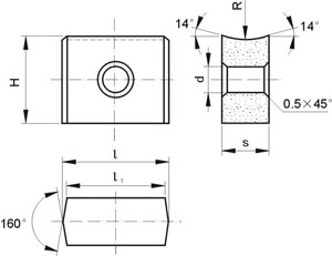 Mecánicamente Sujetos al Suelo Inserta Type ZL