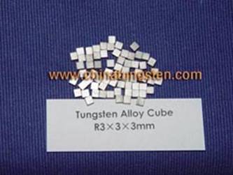 Tungsten Alloy Cube For Military Defense