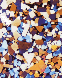 Microstructure of a WC-Co cemented carbide