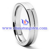 grooved tungsten ring