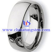 polished tungsten rings