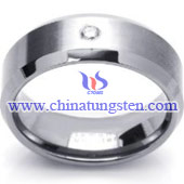 tungsten diamond ring