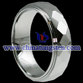 tungsten faceted rings